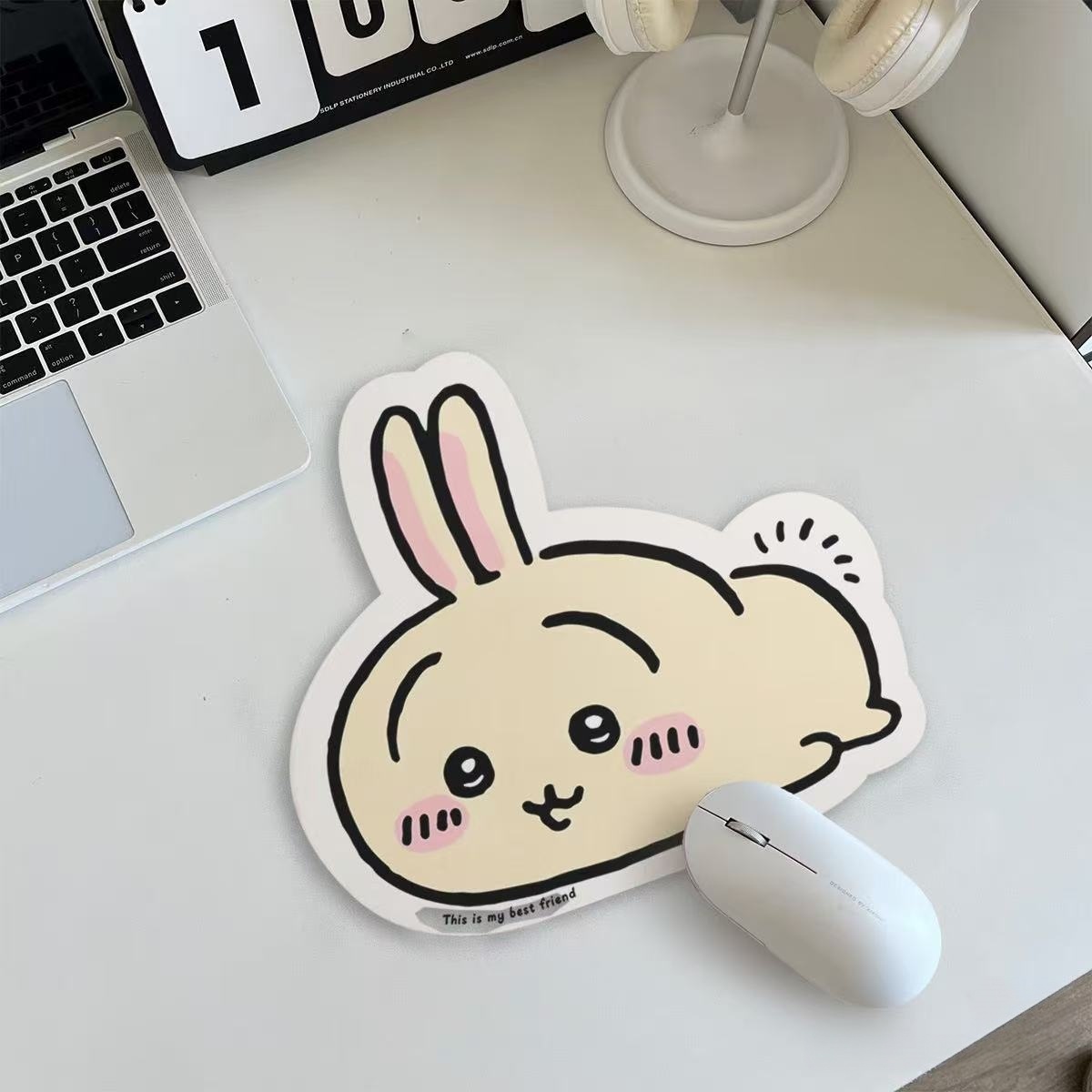 Office Supply Office Stationery Items - Mouse Pad de Couro com Formato