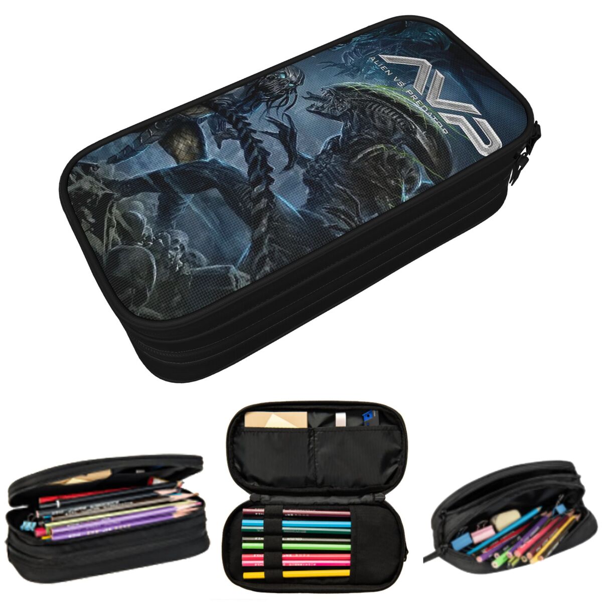 Office Supply Vs Stationery - Estojo de lápis Alien Vs Predator
