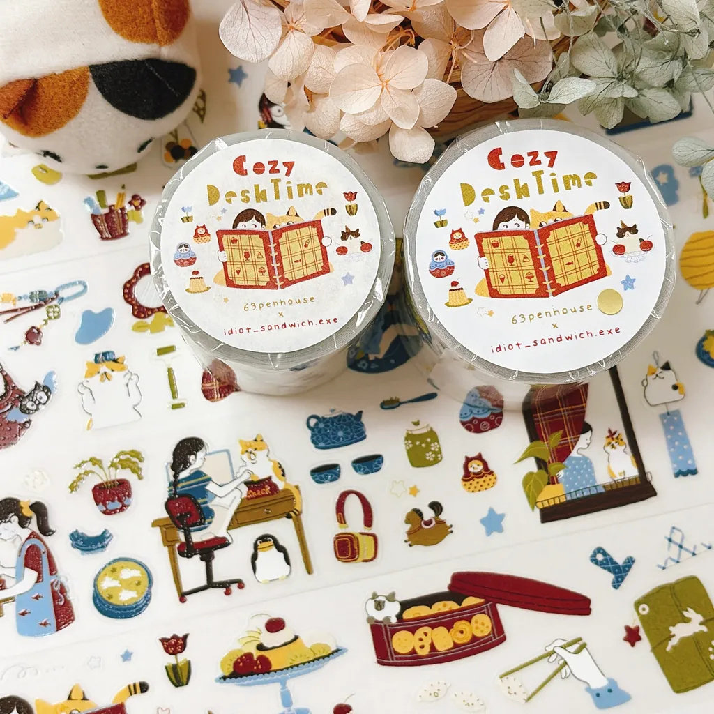 Washi Tape Set - Fita Adesiva Decorativa de Papel Washi