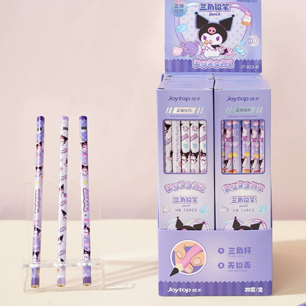 Office Supply Office Stationery Items - Lápis de madeira genuínos Sanrio Kuromi