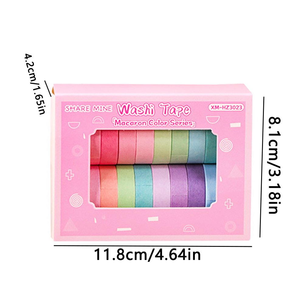 Conjunto de 20 rolos de fita w - Washi Tape Set avaliação e preço