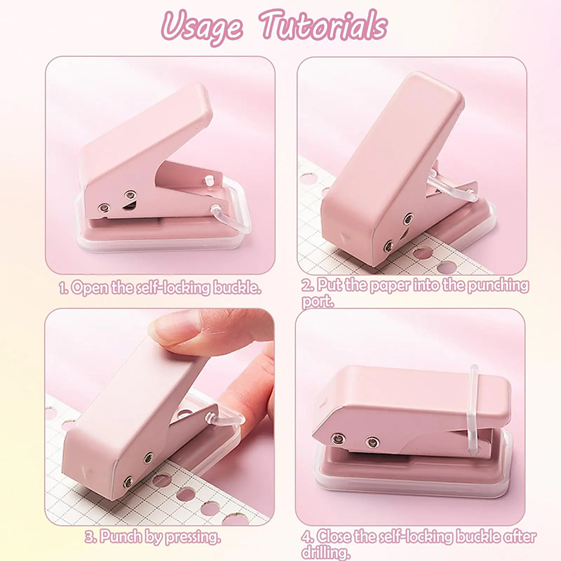 Mini Furador de Papel Kawaii d - Office Supply Office Stationery Items avaliação e preço