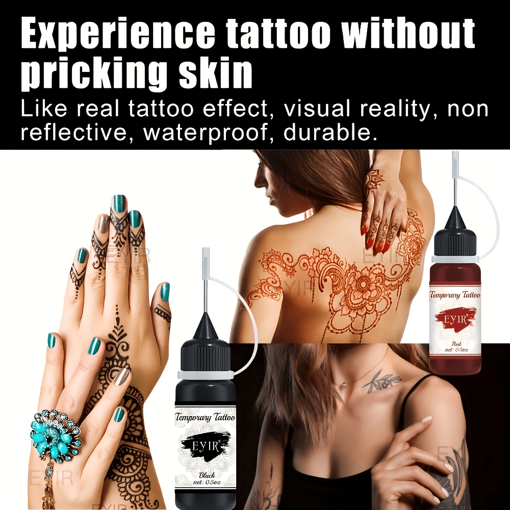 Kit de Tatuagem Temporária em  - Gel Ink Pen Set avaliação e preço