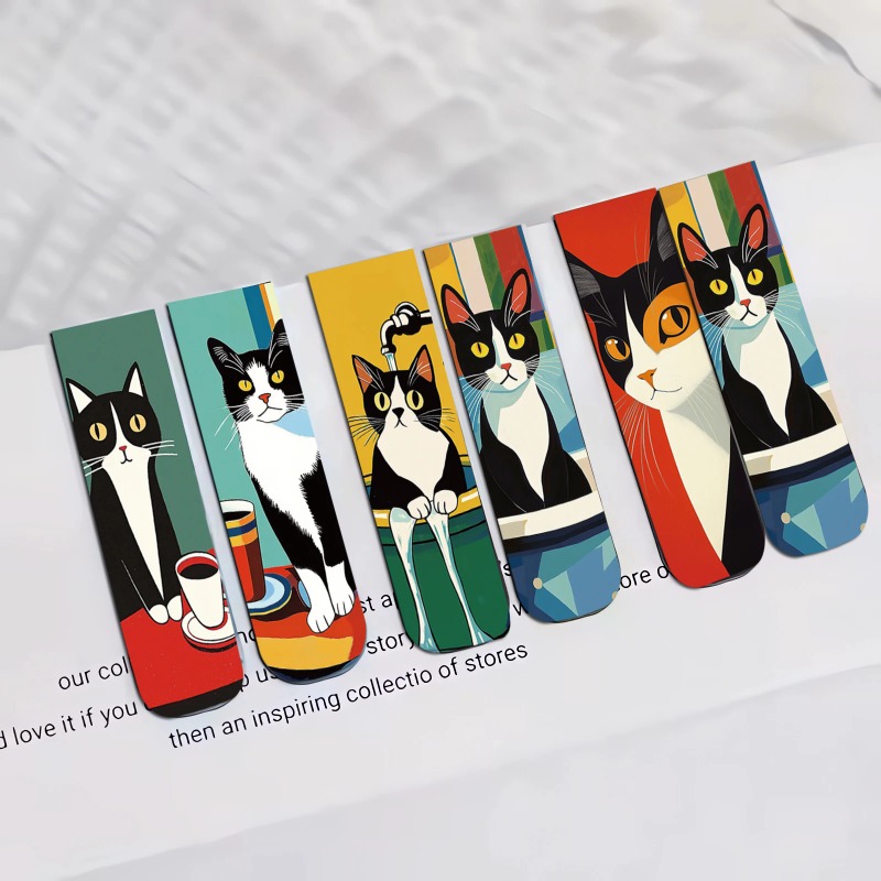 5 pçs simples e divertido gato - Office Supply Office Stationery Items avaliação e preço