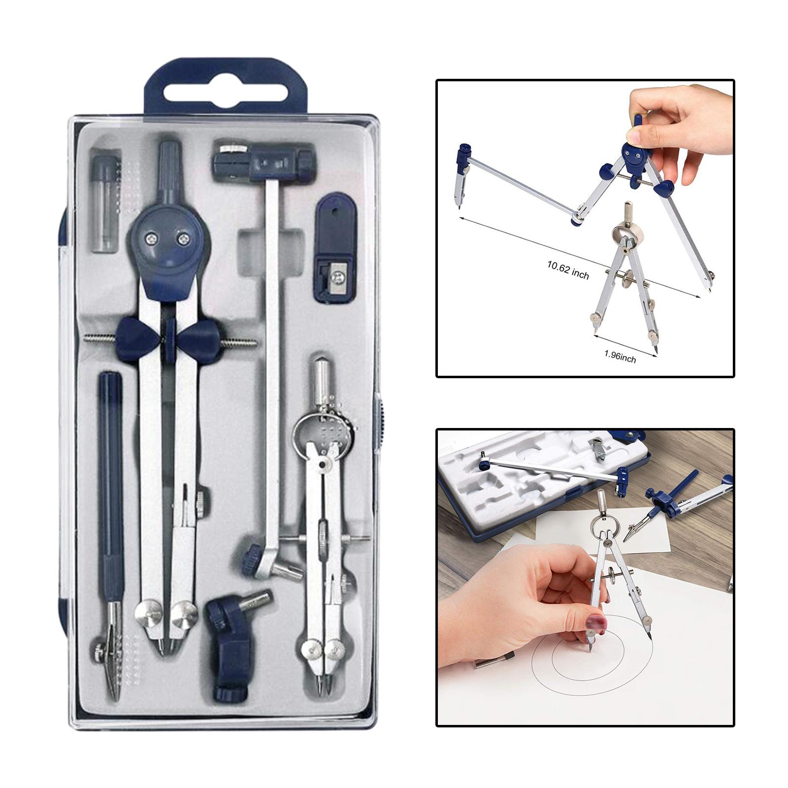 Conjunto de geometria de 7 peç - Compass Geometry Set avaliação e preço