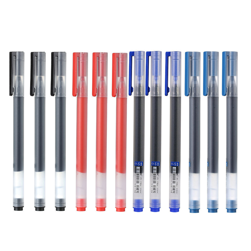 12/6 pc/lote caneta gel 0.5mm  - Office Stationery Supply Business avaliação e preço