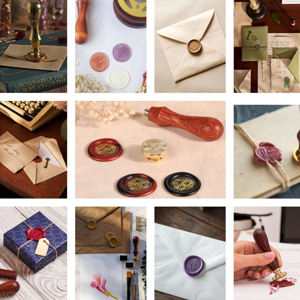 Cabeça de Selo de Cera Persona - Wax Seal Stamp Kit avaliação e preço