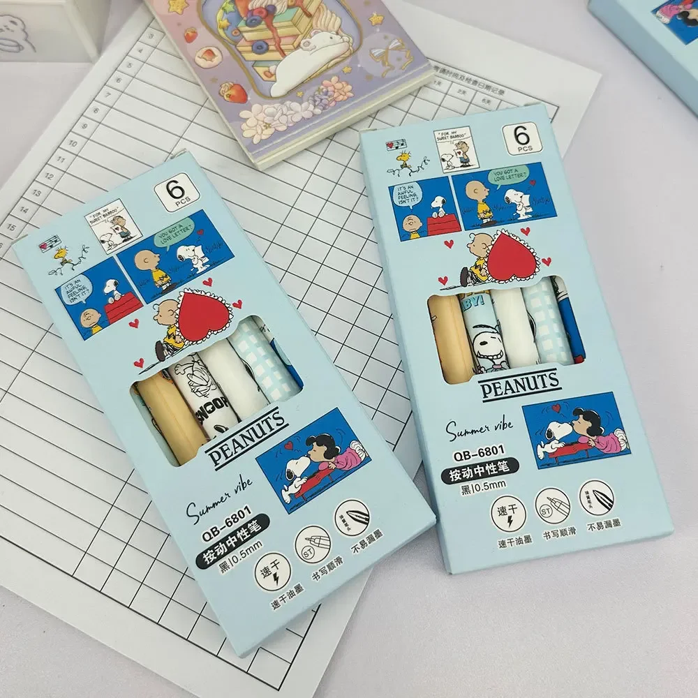 Conjunto de 6 Canetas Gel Snoo - Gel Ink Pen Set avaliação e preço